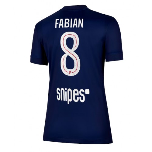 Paris Saint-Germain Fabian Ruiz #8 Replica Home Shirt Ladies 2025-26 Short Sleeve Paris Saint-Germain Fabian Ruiz #8 Replica Home Shirt Ladies 2025-26 Short Sleeve